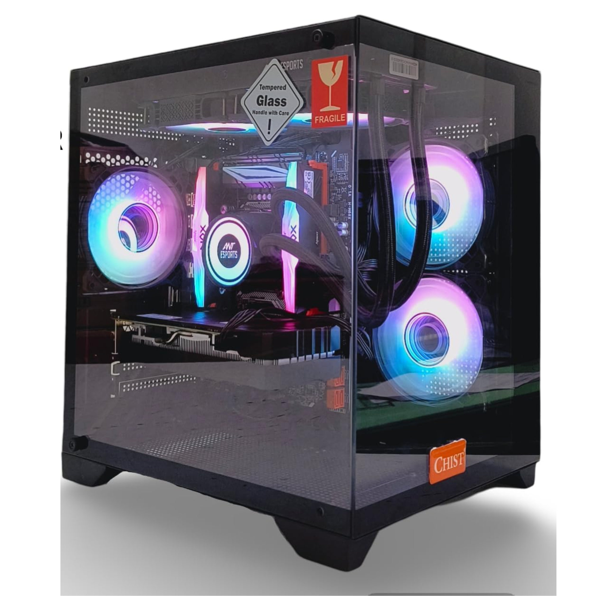 CHIST Gaming Desktop PC, AMD Ryzen 5 5500, 32GB DD...